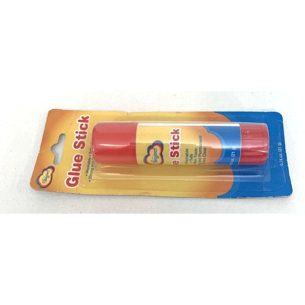 Imagine Glue Stick Washable Non-Toxic Strong Permanent Dries Clear New Sealed